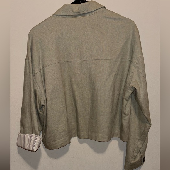 Zara Women's Olive Blazer - Picture 4 of 5